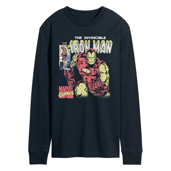 Iron Man - Boxes Tonal - Men's Long Sleeve Graphic T-Shirt