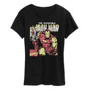 Iron Man - Boxes Tonal - Womens Short Sleeve Graphic T-Shirt