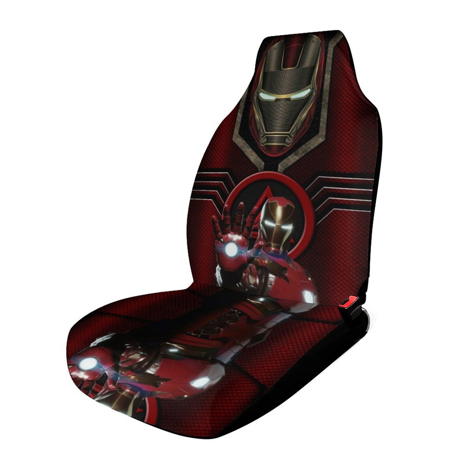 Iron Man Car Seat Covers Pattern Front Seat Protector Cover Full