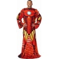 thumbnail image 1 of Iron Man Full Body Player Comfy Throw Blanket with Sleeves, 48" x 71", Being, 1 of 4