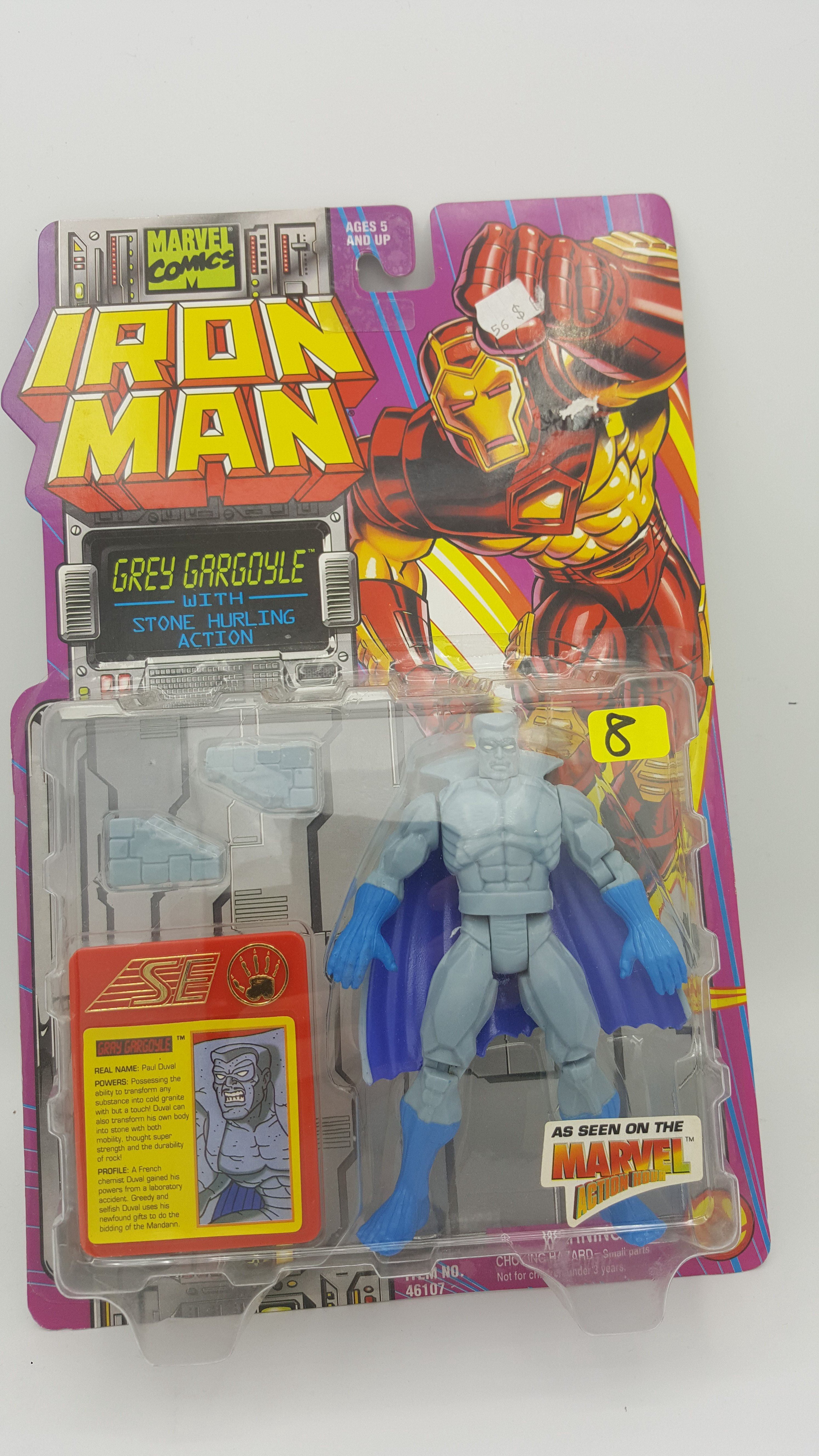 Iron Man Grey Gargoyle Articulated Action Figure ToyBiz 1994