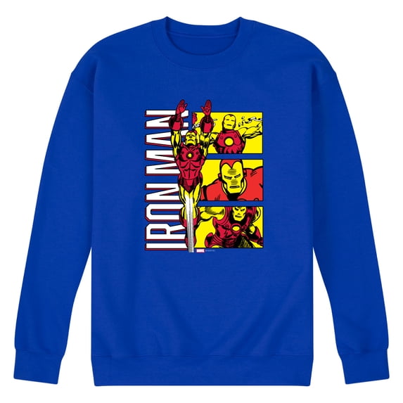 Iron Man - Grid Graphic Fleece Sweatshirt