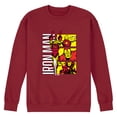 thumbnail image 1 of Iron Man - Grid - Men's Crew Fleece Sweatshirt, 1 of 3