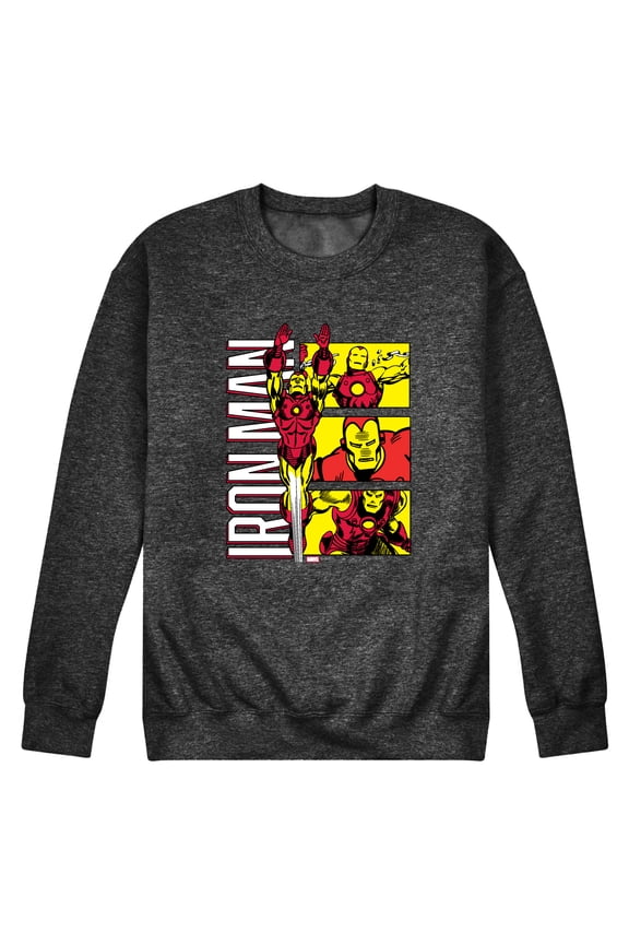 - Grid Graphic Fleece Sweatshirt