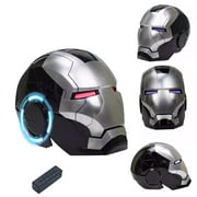 Iron Man Helmet Electronic Helmet Wearable Iron-man Mask with Sounds & LED Eyes 1:1 model, Black