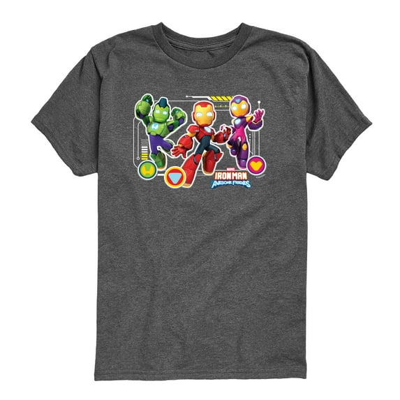 Iron Man & His Awesome Friends - Iron Man And Friends - Toddler Boys Short Sleeve Graphic T-Shirt