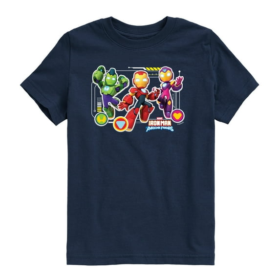 Iron Man & His Awesome Friends - Iron Man And Friends - Toddler Boys Short Sleeve Graphic T-Shirt