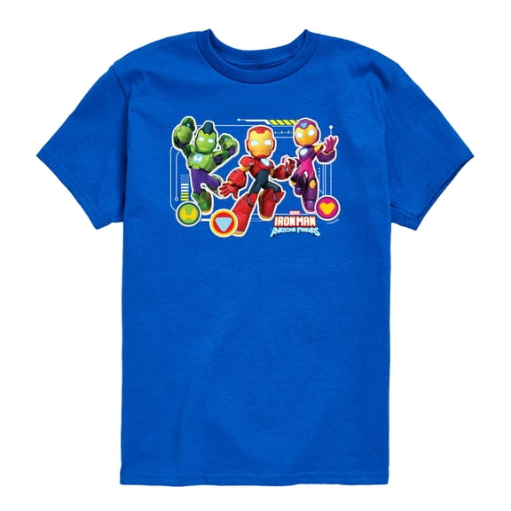 Iron Man & His Awesome Friends - Iron Man And Friends - Toddler Boys Short Sleeve Graphic T-Shirt