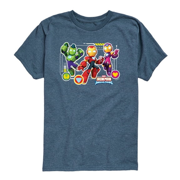 Iron Man & His Awesome Friends - Iron Man And Friends - Toddler Boys Short Sleeve Graphic T-Shirt