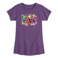 thumbnail image 1 of Iron Man & His Awesome Friends - Iron Man And Friends - Toddler Girls Fitted Short Sleeve T-Shirt, 1 of 3