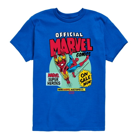 Iron Man & His Awesome Friends - Marvel Heroes Osn - Youth Boys Short Sleeve Graphic T-Shirt