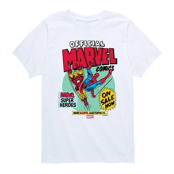Iron Man & His Awesome Friends - Marvel Heroes Osn - Youth Boys Short Sleeve Graphic T-Shirt