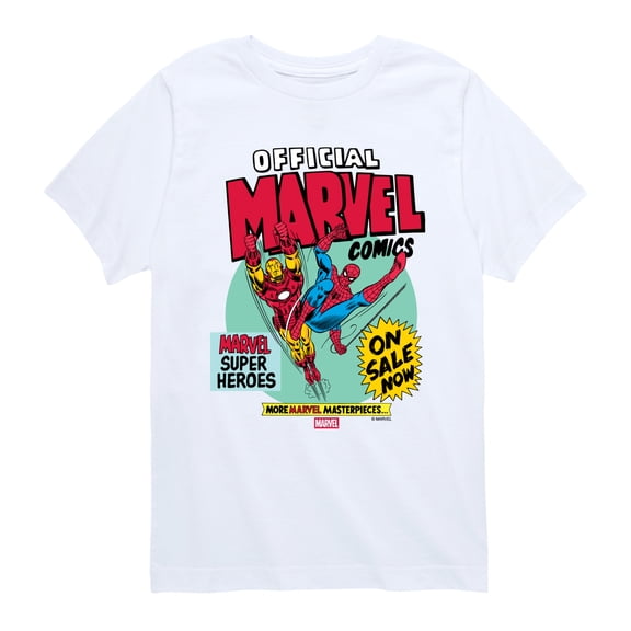 Iron Man & His Awesome Friends - Marvel Heroes Osn - Youth Boys Short Sleeve Graphic T-Shirt