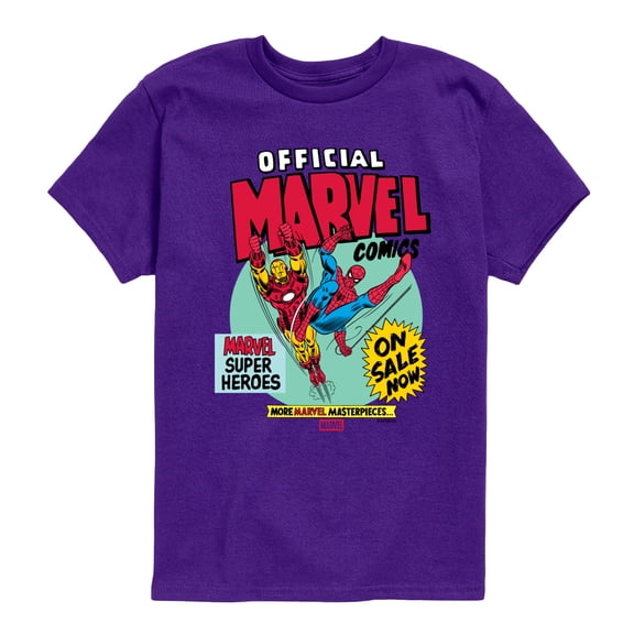 Iron Man & His Awesome Friends - Marvel Heroes Osn - Youth Boys Short Sleeve Graphic T-Shirt