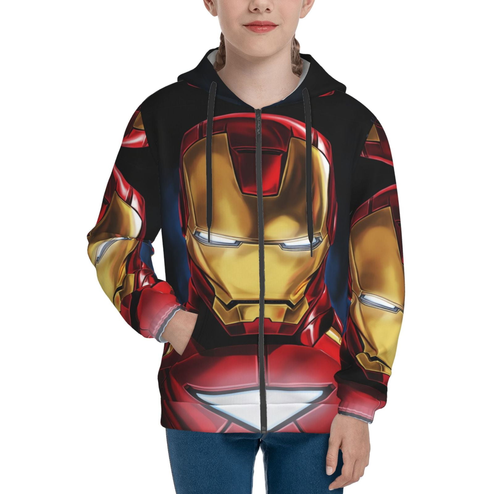 Iron man hoodie women's hotsell