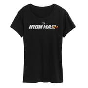 Iron Man - Horizontal - Womens Short Sleeve Graphic T-Shirt