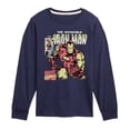thumbnail image 1 of Iron Man - Iron Man Boxes Tonal - Youth Boys Long Sleeve Graphic T-Shirt, 1 of 4