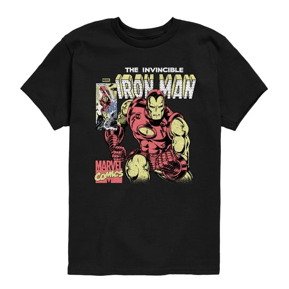 Iron Man - Iron Man Boxes Tonal - Youth Boys Short Sleeve Graphic T-Shirt