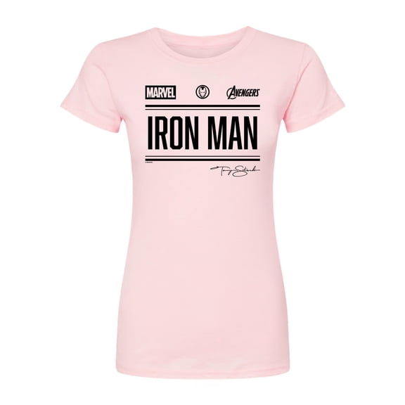 Iron Man - Iron Man Jersey - Juniors Fitted Graphic T-Shirt