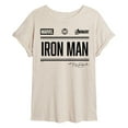 thumbnail image 1 of Iron Man - Iron Man Jersey - Juniors Oversized Graphic T-Shirt, 1 of 4