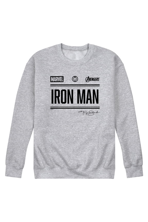 - Iron Man Jersey - Men's Crew Fleece Sweatshirt