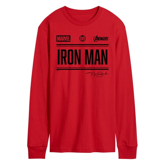 Iron Man - Iron Man Jersey - Men's Long Sleeve Graphic T-Shirt