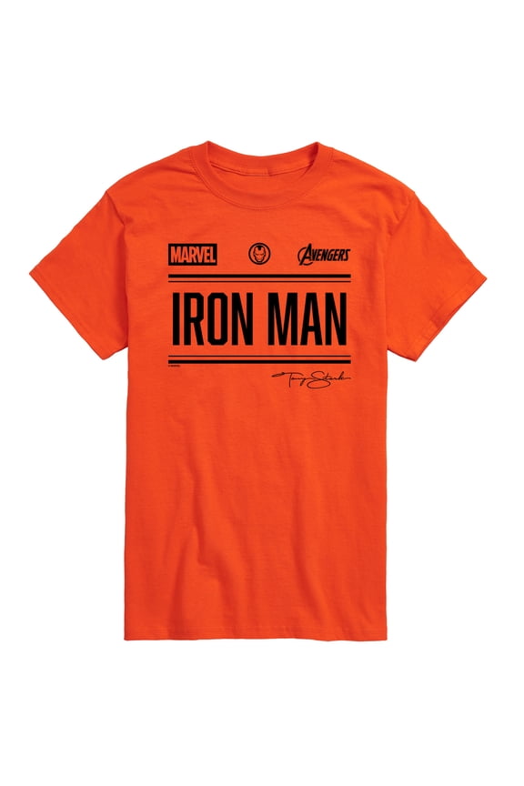 - Iron Man Jersey - Men's Short Sleeve Graphic T-Shirt