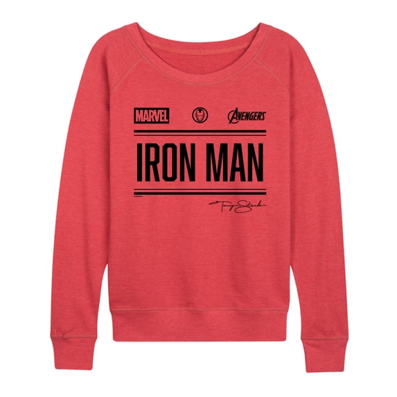Iron Man - Iron Man Jersey - Women's French Terry Long Sleeve Pullover