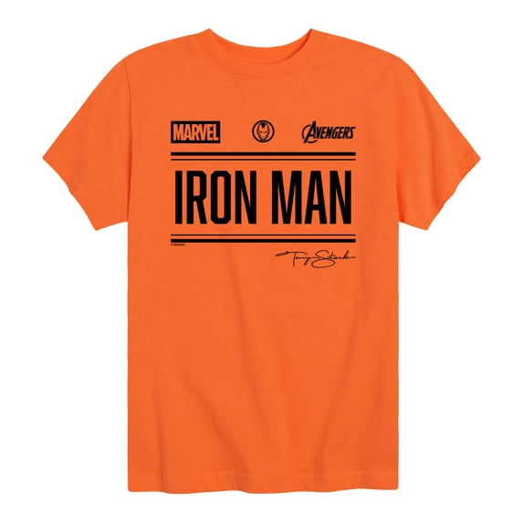 Iron Man - Jersey - Youth Boys Short Sleeve Graphic T-Shirt