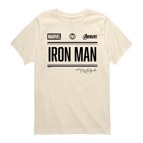 Iron Man - Jersey - Youth Boys Short Sleeve Graphic T-Shirt