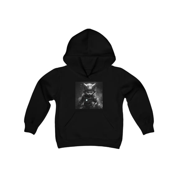 Iron Man Kitty - Youth Heavy Blend Hooded Sweatshirt