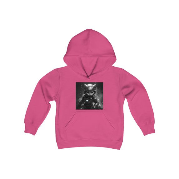 Iron Man Kitty - Youth Heavy Blend Hooded Sweatshirt