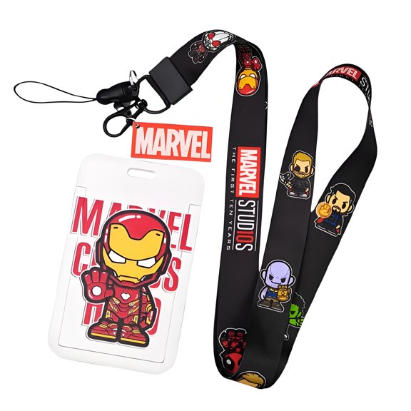 Iron Man Lanyard ID Badge Holder Neck Lanyard