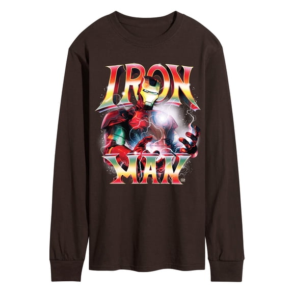 Iron Man - Lightning - Men's Long Sleeve Graphic T-Shirt