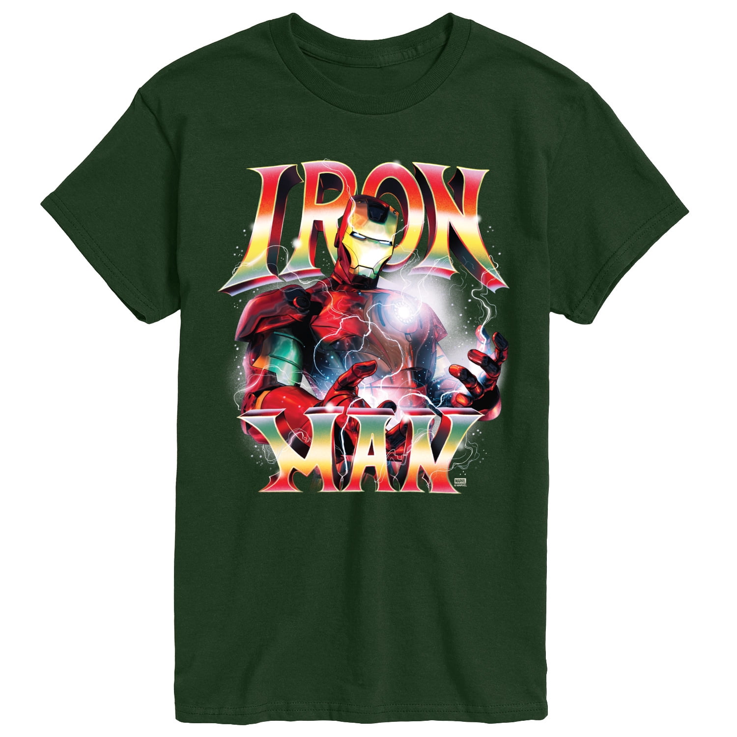 Iron Man - Lightning - Men's Short Sleeve Graphic T-Shirt