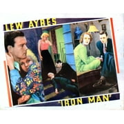 Iron Man Lobbycard Jean Harlow (Flower Print And Pink Shirt) Lew Ayres (Left And Center Top) Robert Armstrong (Center Bottom) 1931 Movie Poster Masterprint (28 x 22)