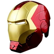Iron Man MK43 Electronic Helmet 1:1 Wearable Open/Close Mask LED Light Up Eyes Aciton Figure Toys for Adult and Kids