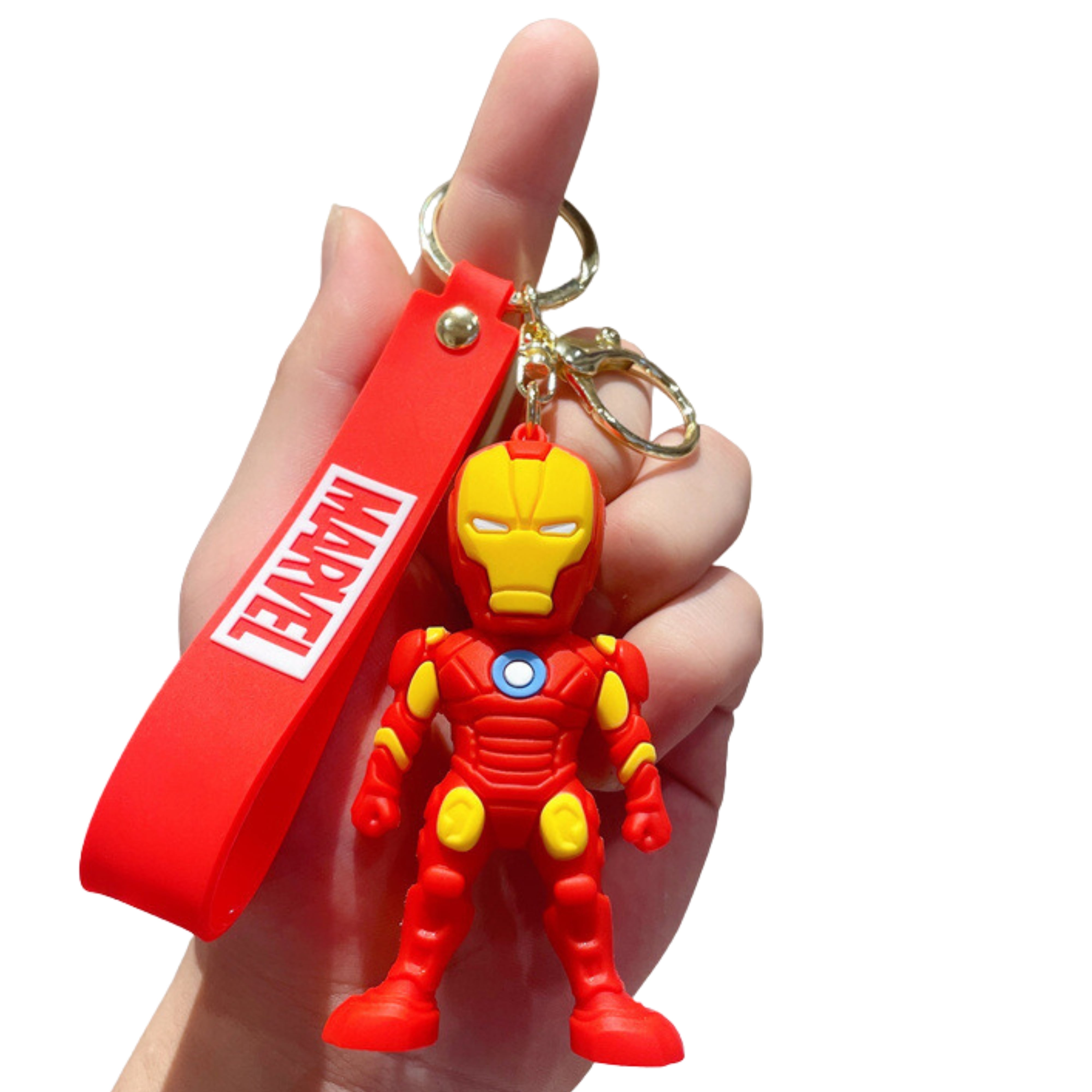 Iron Man Marvel Action Figure Keychain 8cm Height Superhero