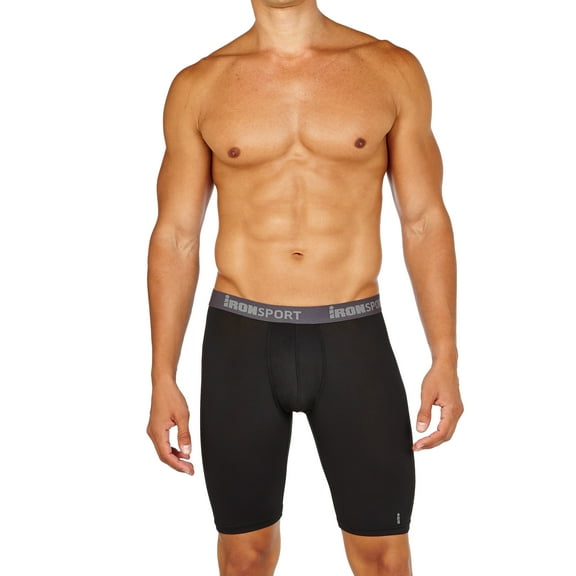 Iron Man Men's Multipack IRONSPORT with Silver 9'' Boxer Brief