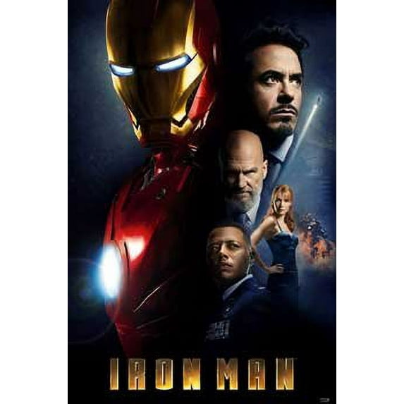 Iron Man Movie Poster Cast Collage New 24x36