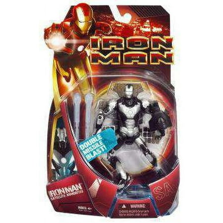 Iron Man Movie Satellite Armor Iron Man Action Figure (Silver Armor)