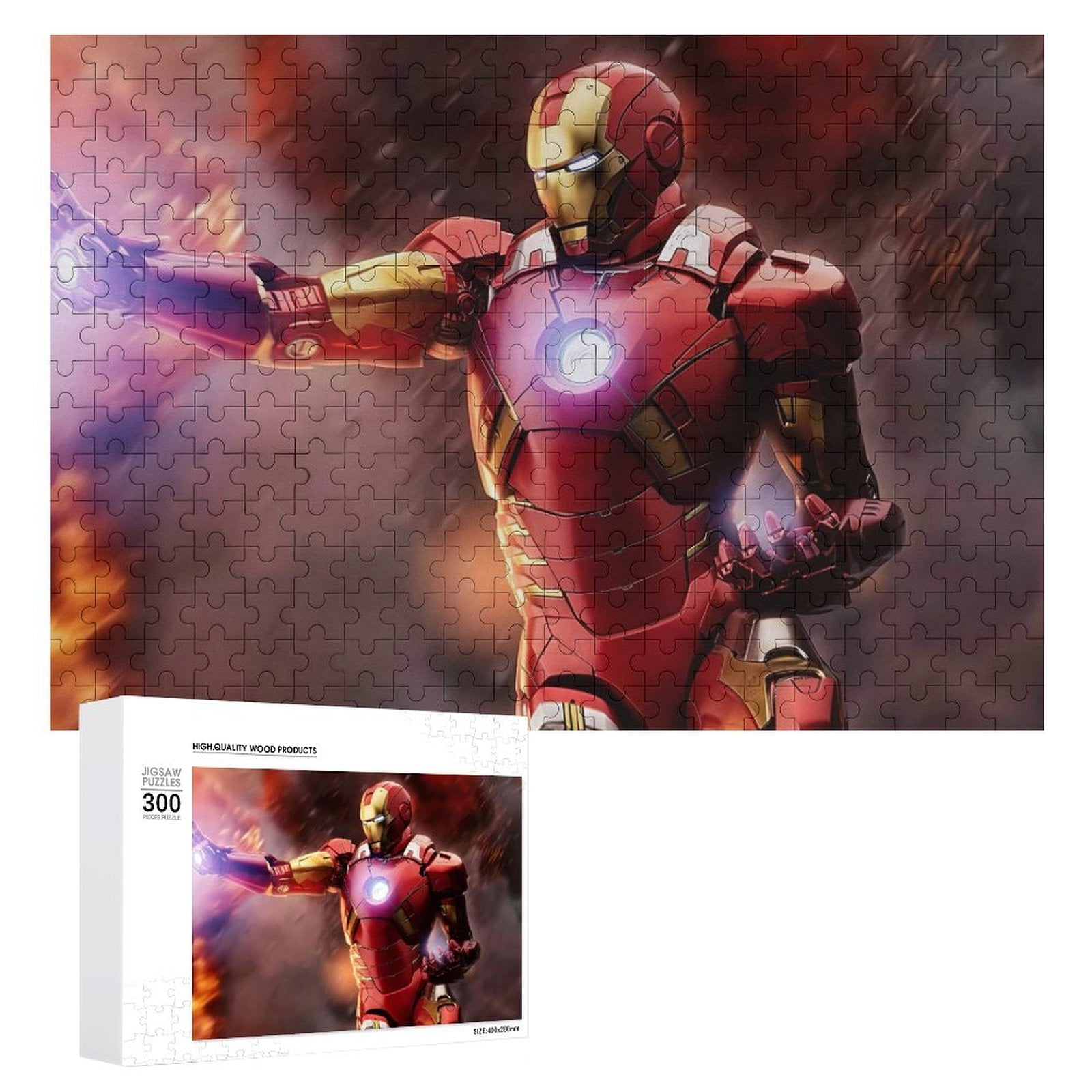 Iron Man Puzzle For Boys Girls Puzzle Enthusiasts, 300 PCS
