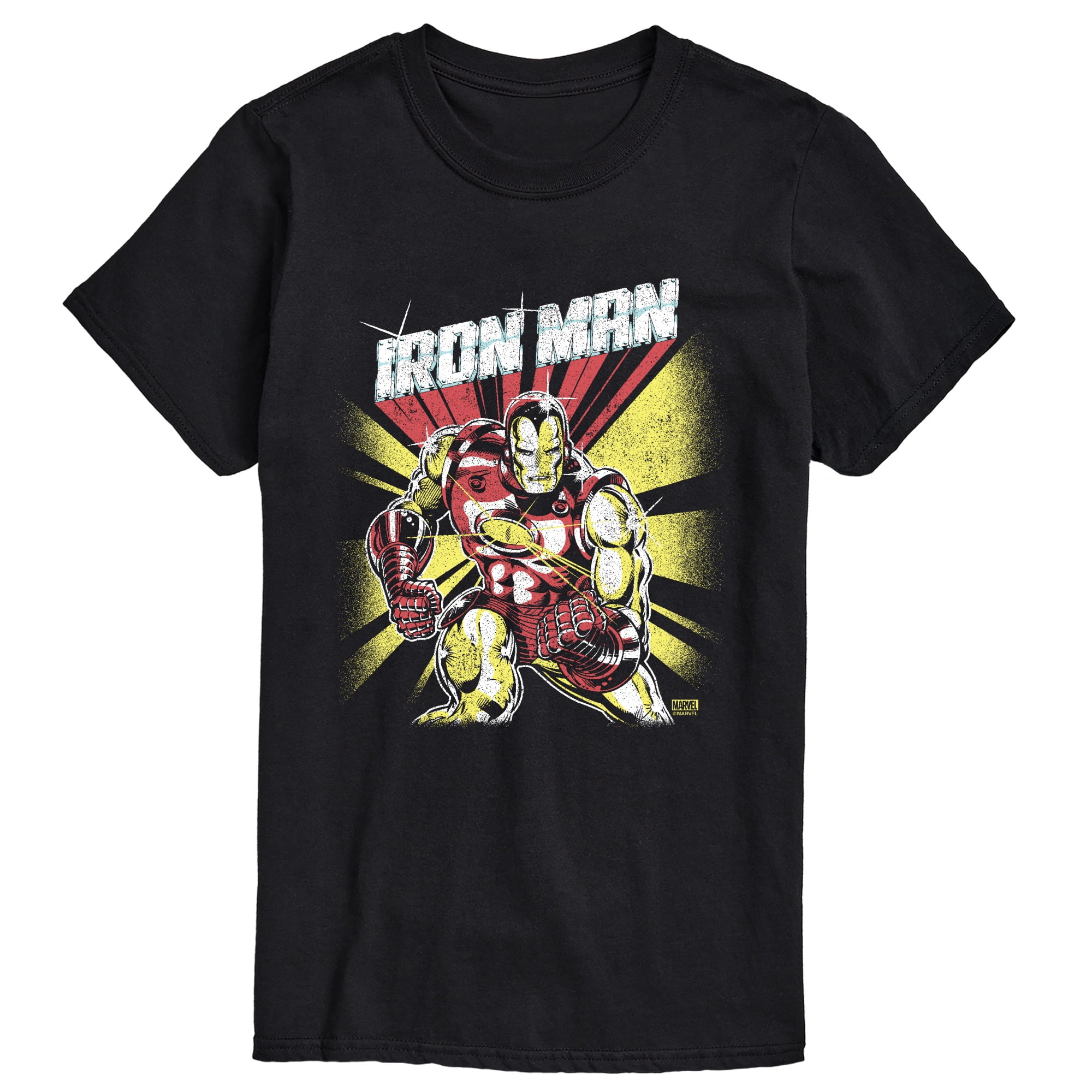 Iron Man - Retro Poster - Men's Short Sleeve Graphic T-Shirt