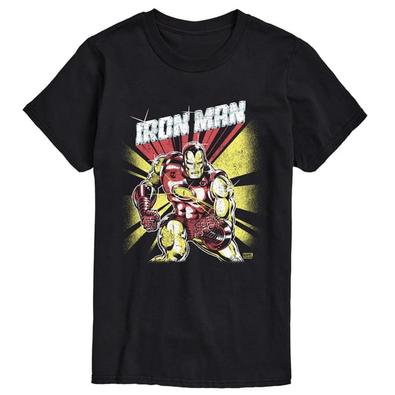 Iron Man - Retro Poster - Men's Short Sleeve Graphic T-Shirt
