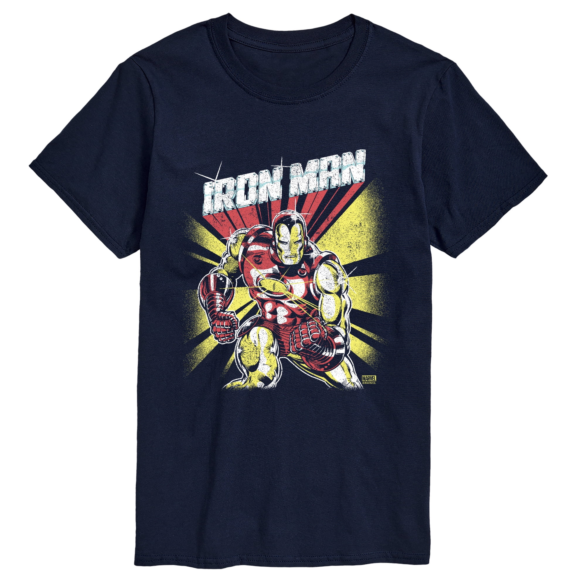 Iron Man - Retro Poster - Men's Short Sleeve Graphic T-Shirt