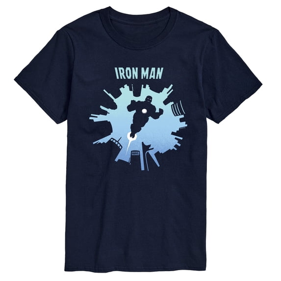 Iron Man - Skyline - Men's Short Sleeve Graphic T-Shirt