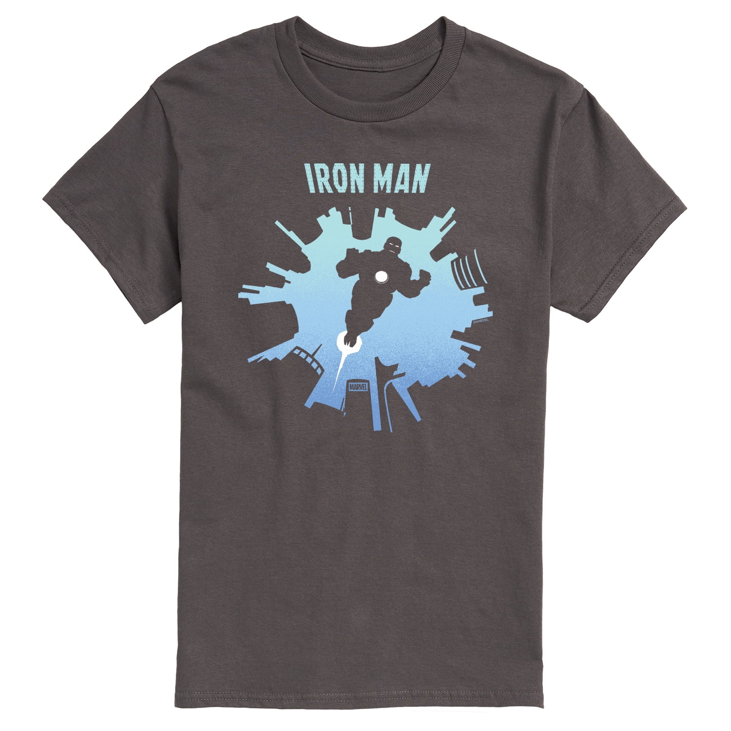 Iron Man - Skyline - Men's Short Sleeve Graphic T-Shirt