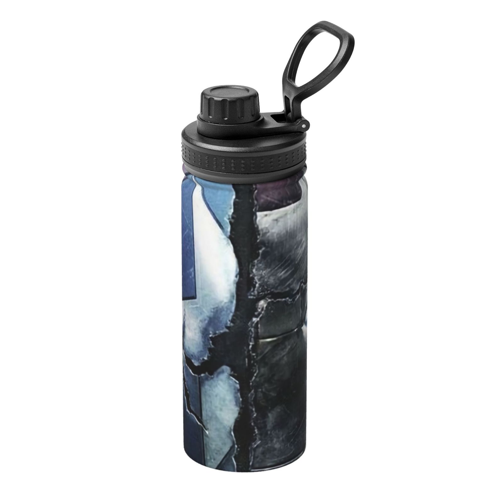 Iron Man Sports Insulated Water Bottle Stainless Steel Portable Cup