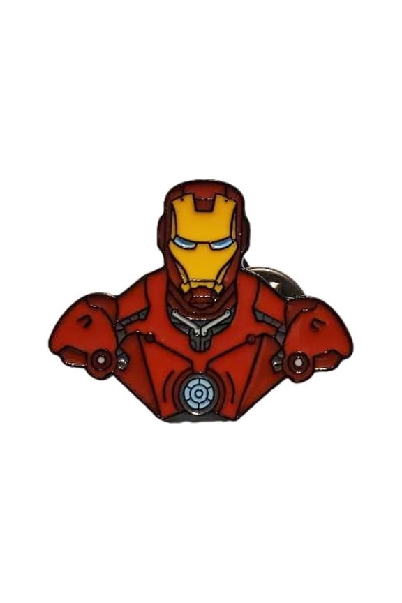 Iron Man Superhero Character 1 Inch Tall Enamel Metal Pin