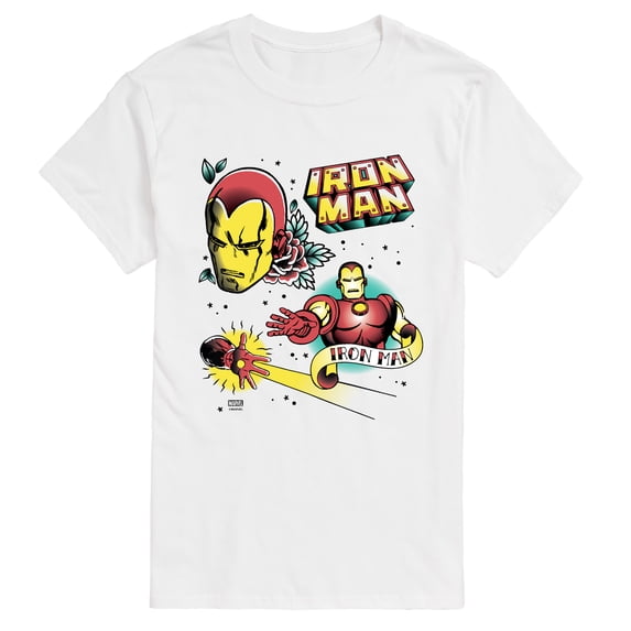 Iron Man - Tattoo - Men's Short Sleeve Graphic T-Shirt